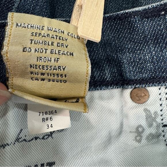 Y2K 7 For all mankind Bermuda Shorts Denim 34 - Picture 3 of 7